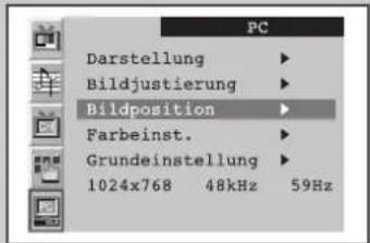 SAMSUNG SyncMaster 241MP - Bildposition ändern - 3