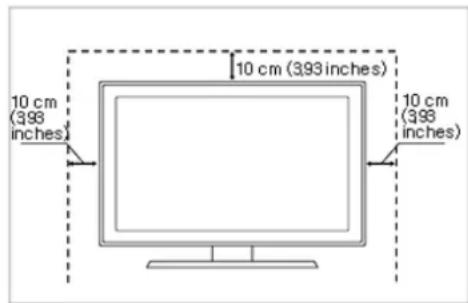 SAMSUNG SyncMaster E2420L - Securing the Installation Space - 2