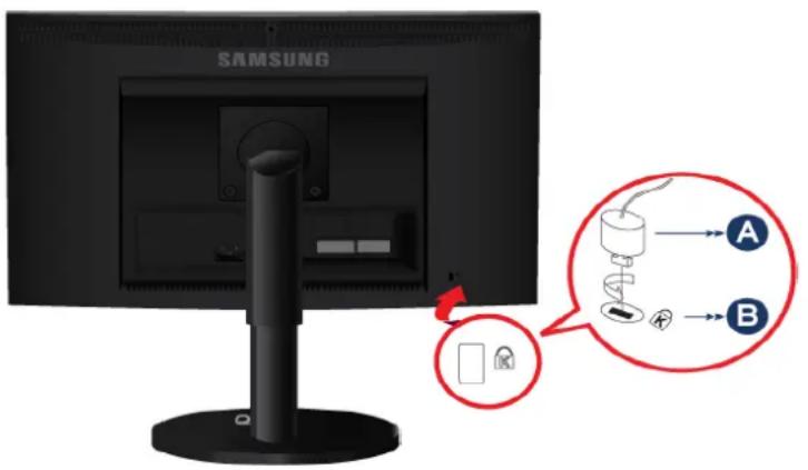 SAMSUNG SyncMaster E2020N - Kensington-Schloss - 1