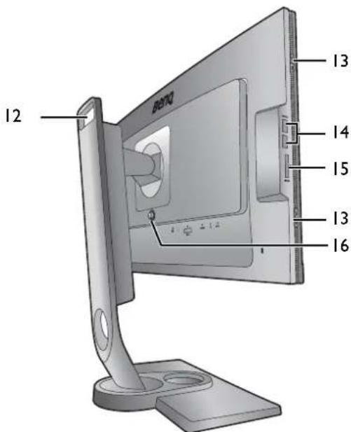 BENQ SW2401PT - Back view - 2