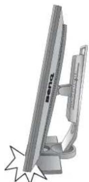 BENQ SW2401PT - Adjusting the monitor height - 4