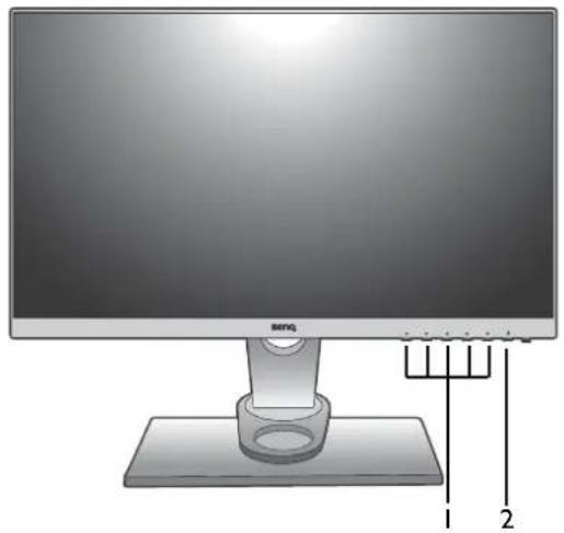 BENQ SW2401PT - Front view - 1