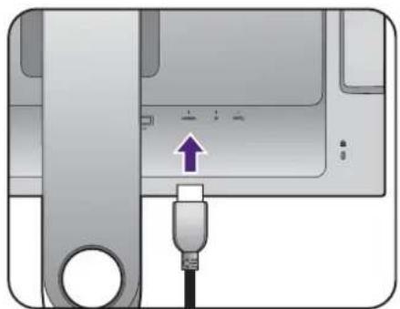 BENQ SW2401PT - Connect the PC video cable - 3