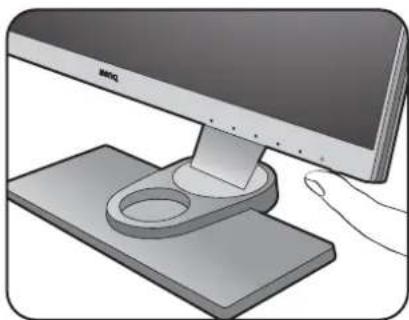 BENQ SW2401PT - Connect the power cable to the monitor. - 5