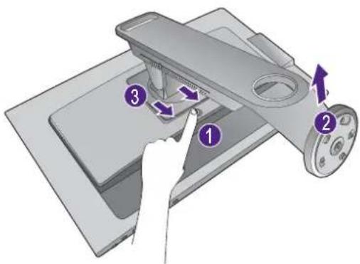 BENQ SW2401PT - Remove the monitor stand. - 2