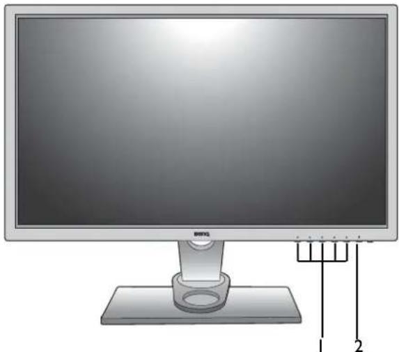 BENQ SW2401PT - Front view - 2