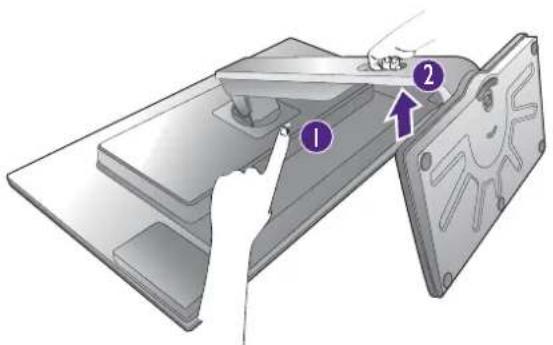 BENQ PV3200PT - Remove the monitor stand. - 1