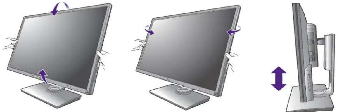 BENQ PV3200PT - Viewing angle adjustment - 1