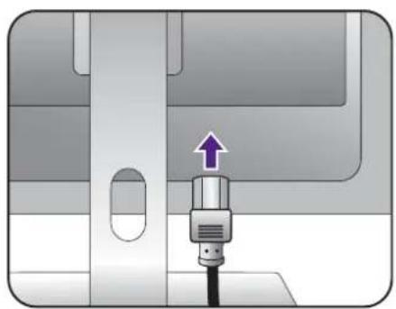 BENQ PV3200PT - Connect the power cable to the monitor. - 1