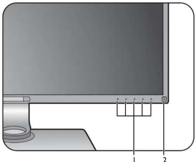 BENQ PV3200PT - The control panel - 1