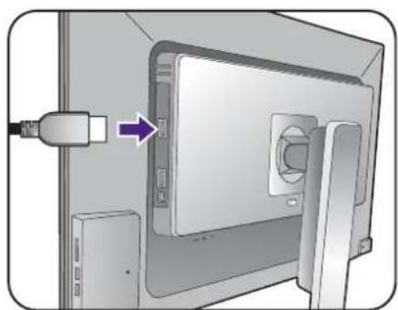 BENQ PV3200PT - Connect the PC video cable - 1
