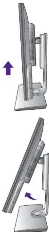 BENQ PV3200PT - Fully extend the monitor and tilt it. - 2