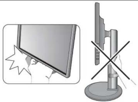 BENQ GW2760 - Adjusting the monitor height - 3