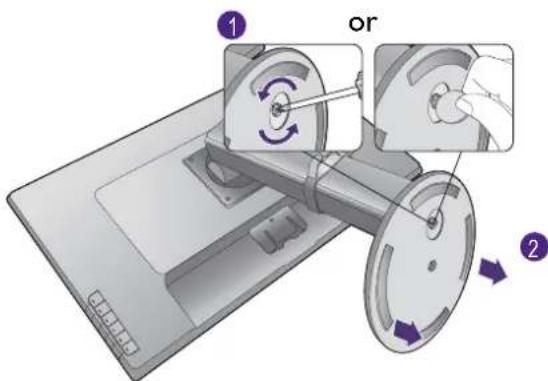 BENQ GW2760 - Prepare the monitor and area. - 3