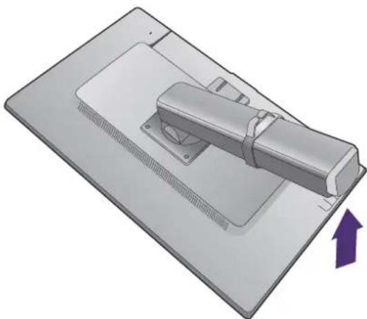 BENQ GW2760 - How to attach the monitor base - 3