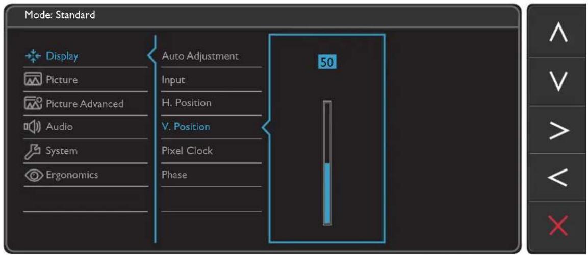 BENQ GW2760 - Display menu - 1