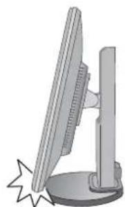 BENQ GW2450 - Adjusting the monitor height - 4