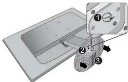 BENQ GW2450 - Remove the monitor stand. - 5