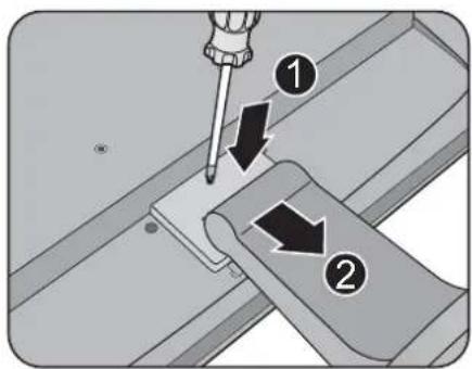 BENQ GW2450 - Remove the monitor stand. - 4
