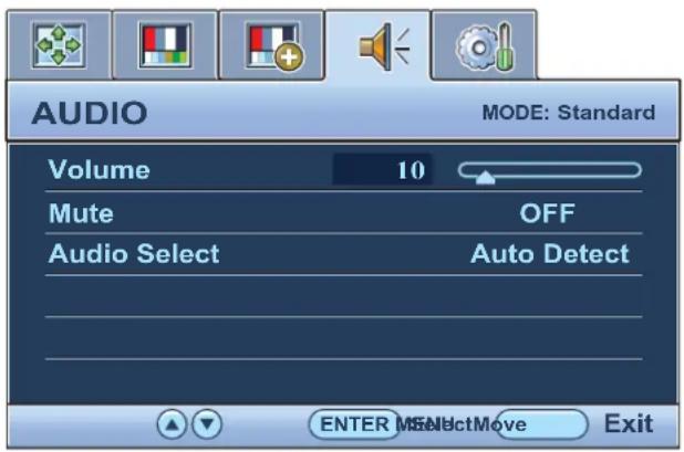BENQ GW2450 - Audio menu - 1