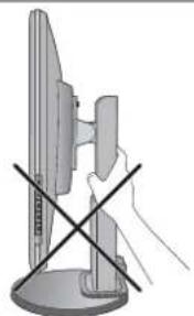 BENQ GW2450 - Adjusting the monitor height - 3