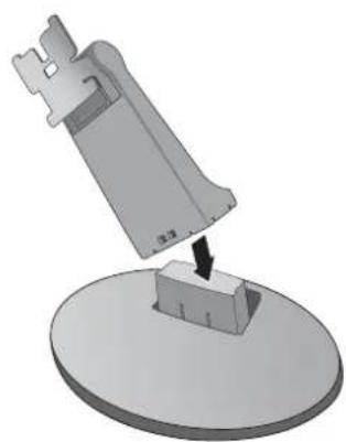 BENQ GW2255 - Attach the monitor base. - 3