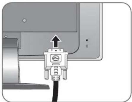 BENQ GW2255 - Connect the audio cable. - 2