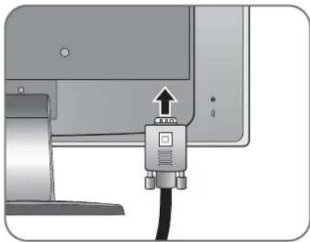 BENQ GL951AM - Connect the audio cable (for models with speakers). - 1