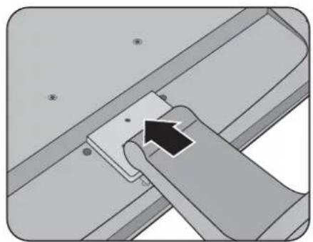 BENQ GL951AM - Attach the monitor base. - 4