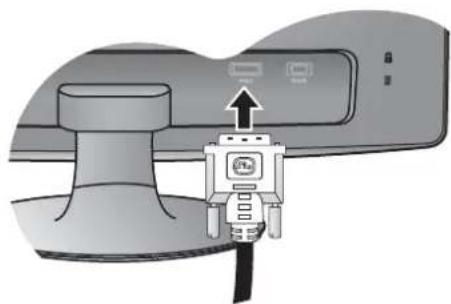 BENQ GL941 - Connect the power cable to the monitor. - 2