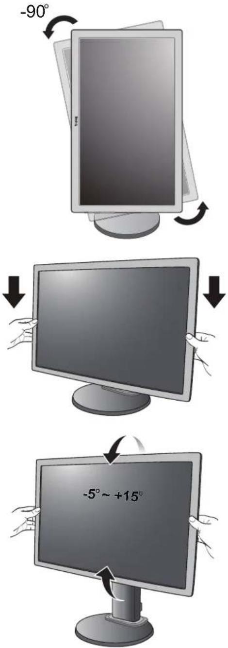 -90° -5° ~ +15°