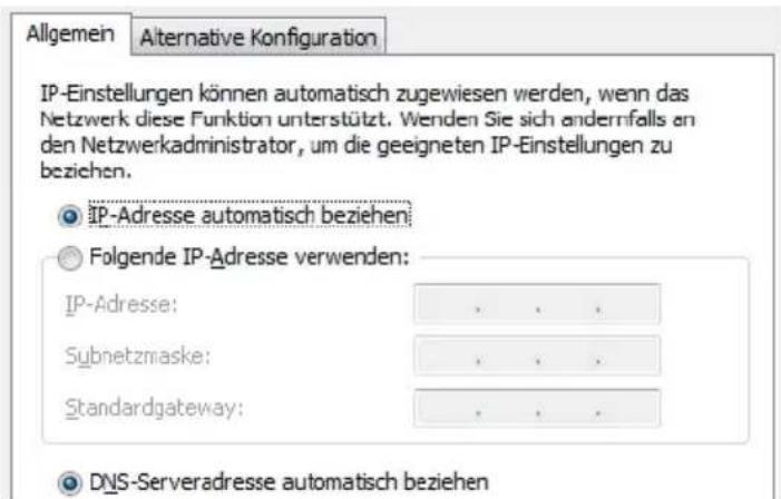 AVM Fritz!Box 7112 Fon WLAN - IP-Adresse automatisch beziehen in Windows Vista - 1