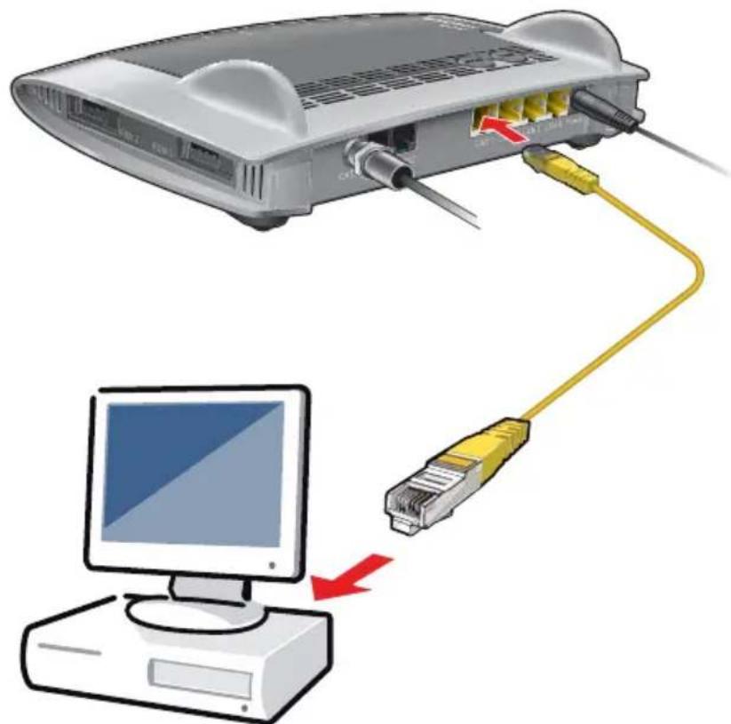 AVM Fritz!Box 6340 - Computer anschließen - 1