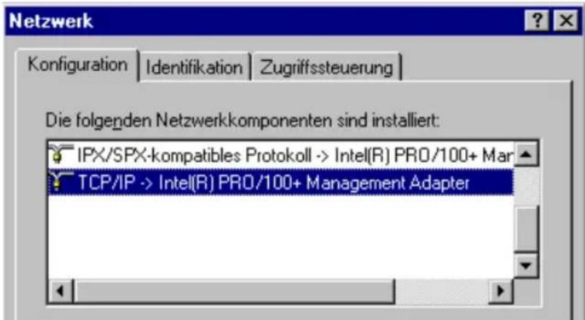 AVM Fritz!Box 3070 WLAN - IP-Adresse automatisch beziehen in Windows Me/98 - 1