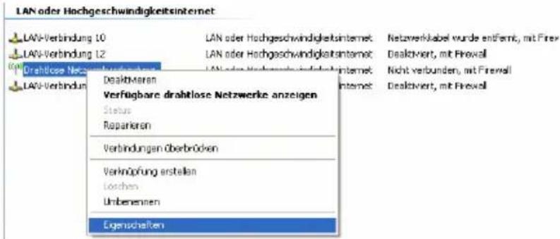 AVM Fritz!Box 3030 WLAN - WLAN-Verbindung mit den WLAN- Verbindungseinstellungen in Windows XP aufbauen - 2