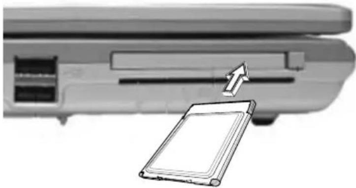 MAXDATA Pro 8100iws - Der PC-Karten-Steckplatz - 1