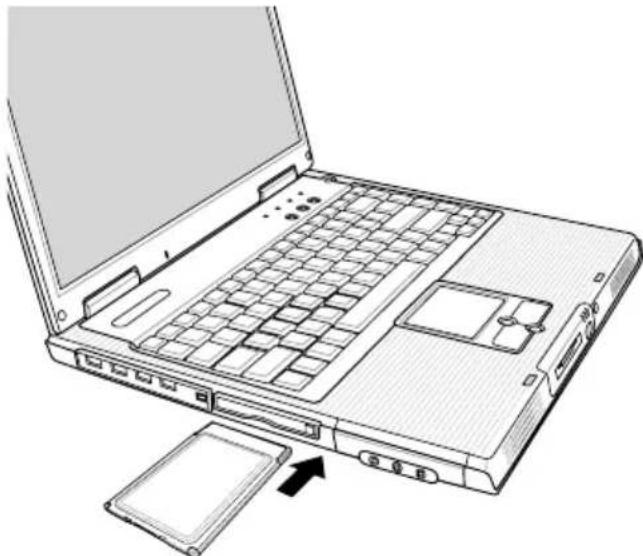 MAXDATA Pro 6100X - Der PC-Karten-Steckplatz - 1
