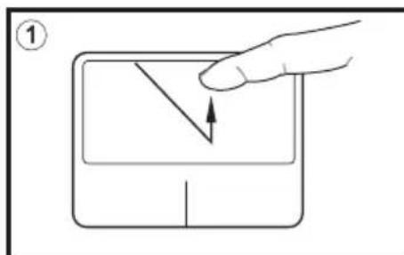MAXDATA Pro 800 IW - Das TouchPad - Bedienung - 1