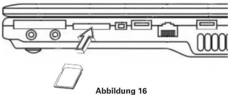 MAXDATA Pro 800 IW - Der Speicherkarten-Steckplatz - 1