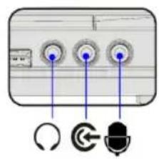 MAXDATA M-book 7500 - Audioanschlüsse - 1