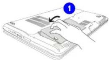 MAXDATA M-book 7500 - Akku Installation - 1