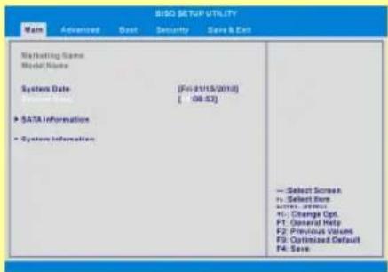 MAXDATA M-book 7500 - BIOS-Setup Menü - 1