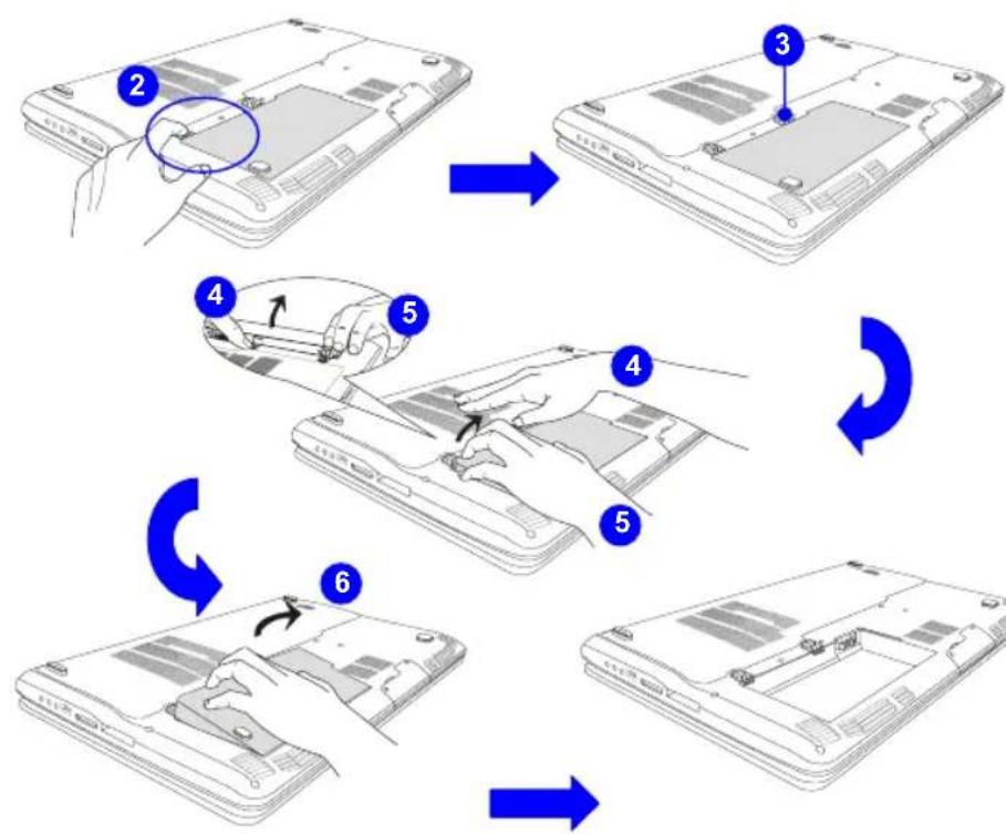 MAXDATA M-book 7500 - Akku Installation - 2