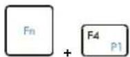 MAXDATA M-book 7500 - Schnellstarttasten [Fn] - 1