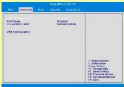 MAXDATA M-book 7500 - Advanced Menu (Erweitert-Menü) - 1