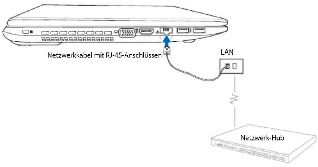 ASUS Pro Essential P55 - Twisted-Pair-Kabel verwenden - 1