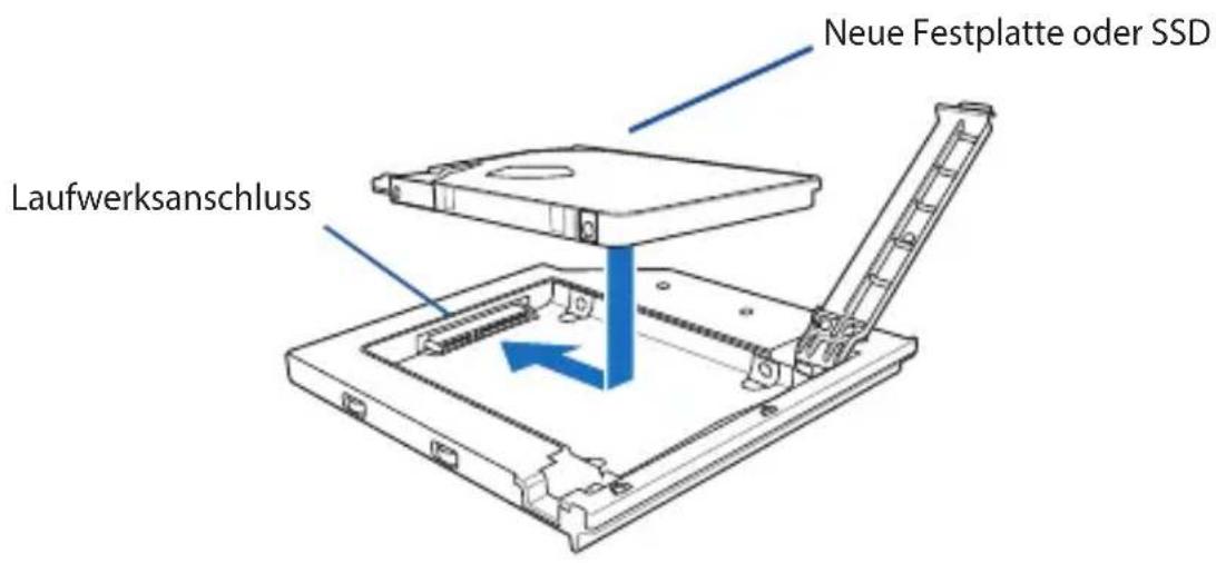 ASUS Pro Advanced B551 - Ein Festplatten- oder SSD- (Solid State Drive) Modul installieren - 7