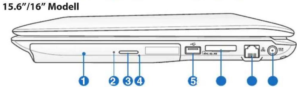 ASUS K72 - Rechte Seite - 2