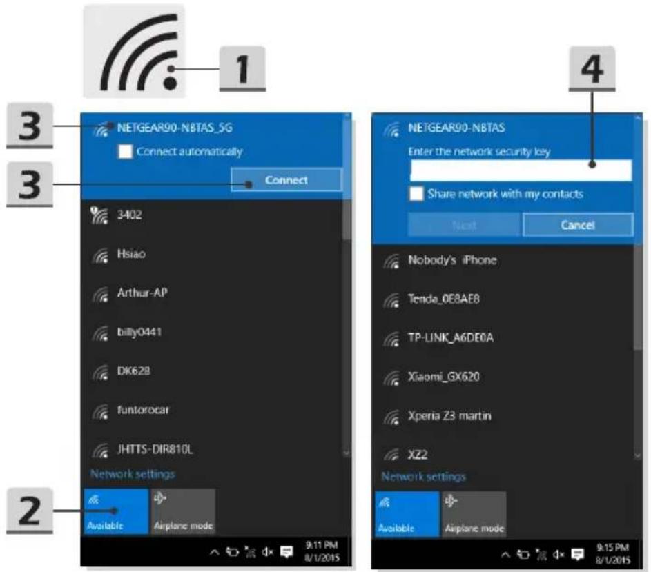 1 3 3 NETGEAR90-NBTAS_5G Connect automatically Connect 3402 Hsiao Arthur-AP billy0441 DK628 funtorocar JHTTS-DIR810L Network settings Available Airplane mode 9:11 PM 8/1/2015 4 NETGEAR90-NBTAS Enter the network security key Share network with my contacts Next Cancel Nobody's iPhone Tenda_0E8AE8 TP-LINK_A6DE0A Xiaomi_GX620 Xperia Z3 martin XZ2 Network settings Available Airplane mode 9:15 PM 8/1/2015
