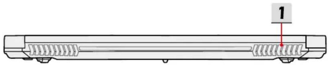 MSI GP62 - Ansicht von Hinten - 1